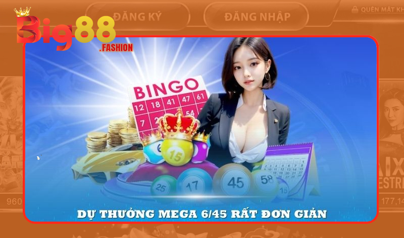 Trải nghiệm Mega645 Big88 với nhiều điều thú vị