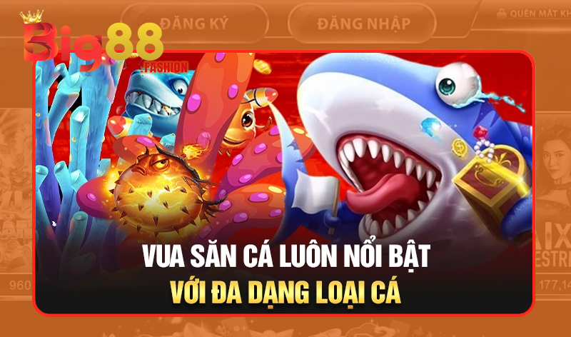 Điểm nổi bật của Vua Săn Cá tại Big88