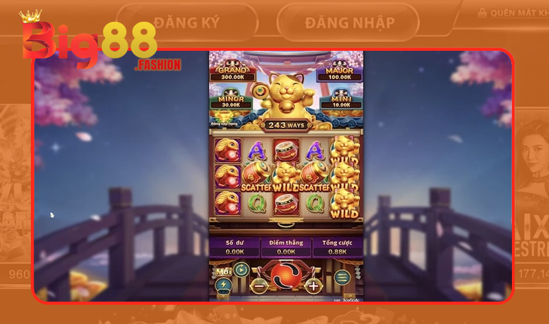 Tính năng vượt trội trong game Nổ Hũ Mèo Chiêu Tài Big88