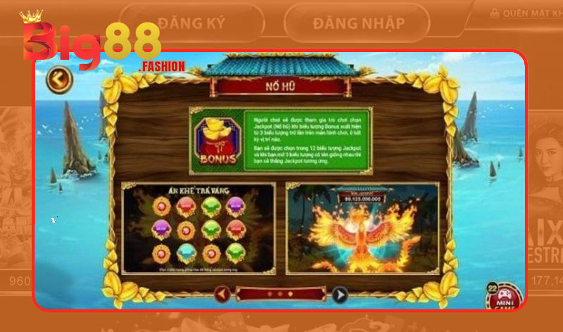 Điểm nổi bật khởi Nổ Hũ Ăn Khế Trả Vàng tại Big88